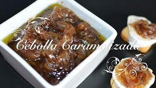 Cebolla Caramelizada  Cebolla confitada  Recetas de Cocina por chef de mi casacom [upl. by Piderit672]