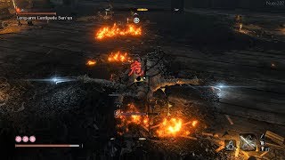 Sekiro Shadows Die Twice  Long Arm Centipede Senun MiniBoss Fight [upl. by Sarette56]