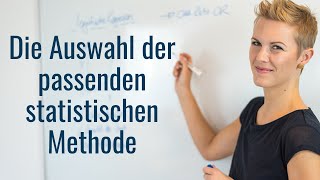 Die Auswahl der passenden statistischen Methode [upl. by Brynn362]