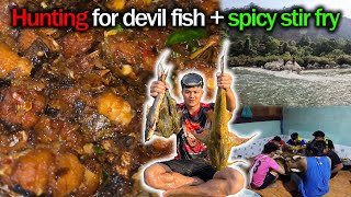 Find devil fish  spicy stir fry WoW [upl. by Kciderf511]