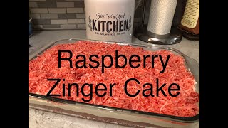 How to make Raspberry Zinger Cake Step by Step recipe [upl. by Teplica]