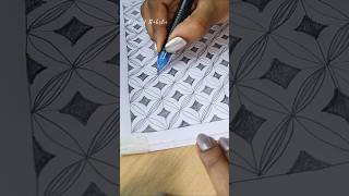 Easy zentangle floral patterns pencil drawing pannalama🍀 After a long time ✨draw zentangle art [upl. by Adnof100]