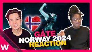 🇳🇴 Gåte Ulveham REACTION  Norway Eurovision 2024 [upl. by Audri]