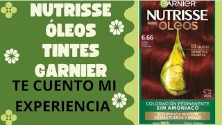 Tinte de cabello Nutrisse Óleos sin amoniaco¿funciona tintes nutrisseoleos garnier coloracion [upl. by Anaid]