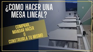 Mesa lineal  serigrafia  Como hacer una mesa para serigrafia [upl. by Trista]