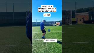 What your FOOTBALL number says about YOU football viralvideo shortsfeed [upl. by Aleel]