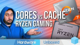 AMD Ryzen Gaming Whats More Important CPU Cores or Cache [upl. by Cirdor]