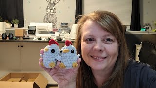 Cottontail Crafts by Heather is live Making mini chickens [upl. by Gundry703]