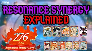 Hero Resonance and Resonance Synergy Explained  AFK Journey [upl. by Aztinad765]