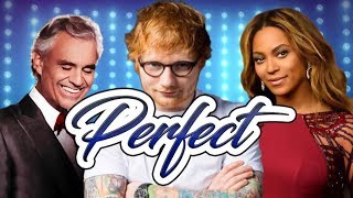 ED SHEERAN  Perfect  Ft Andrea Bocelli and Beyonce [upl. by Flavia]