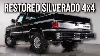 Restored 1987 Chevrolet Silverado V10 4x4 Short Bed 350 V8  SOLD  137168 [upl. by Descombes]