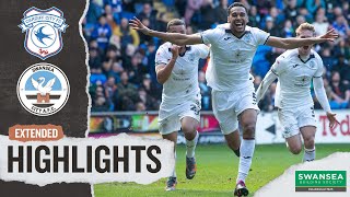 Cardiff City v Swansea City  Extended Highlights [upl. by Nyrtak]