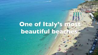 Tropea beach in Calabria one of Italy’s most beautiful beaches [upl. by Kingsbury]