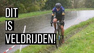 DIT IS VELDRIJDEN Glibberen en lijden in de modder  CROSSVLOG [upl. by Krauss342]