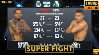 GERVONTA DAVIS USA vs ISAAC CRUZ MEXICO SUPER FIGHT [upl. by Anitnas]