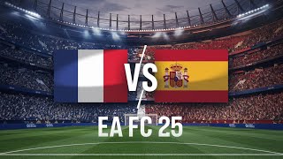 This EA FC 25 match has been played on RTX 4090  France vs Spain [upl. by Hafital92]