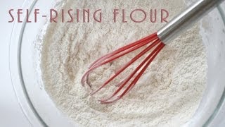 How to Make SelfRising Flour Substitute  Homemade Recipe [upl. by Novick]