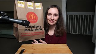 McDonalds Big Mac amp Fries  Whispered ASMR [upl. by Sucramal]