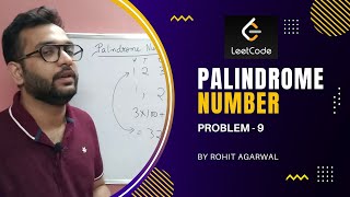 Palindrome Number  Leetcode 9  Python  Hindi [upl. by Wylen774]