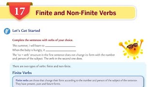 Finite and NonFinite Verbs  Ch17  Part02  Class7  Collins English grammar and composition [upl. by Niven635]