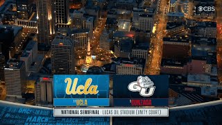 2021 Final Four intro CBS  UCLA vs Gonzaga  432021 [upl. by Cusick]