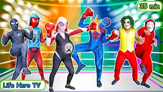 The Champion Pregnant Woman  TEAM SPIDERMAN JOKER BAD GUY VENOM  LIVE ACTION MORE [upl. by Adnilema]