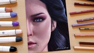 Drawing Yennefer  The Witcher 3 [upl. by Nasah969]