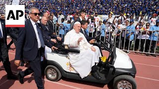 Pope delivers remarks at an event for young people in Papua New Guinea [upl. by Gonnella]