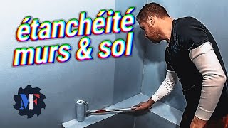 Je fais lETANCHEITE de la DOUCHE et BAIGNOIRE  Chantier Rénovation Suite Parentale Ep 10 [upl. by Lutero747]