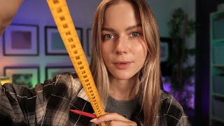 ASMR Relaxing Tailoring Services RP Measuring amp Taking Notes  Soft Spoken [upl. by Ellehcin967]