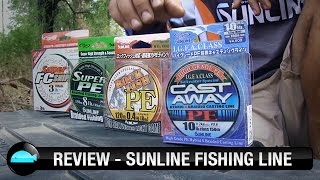 Reviews Sunline Braid  We Flick Fishing Videos [upl. by Fenella]