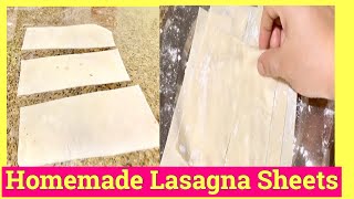 Homemade Lasagna Sheets lasagnasheetsathome lasagnasheetrecipe  lasagnasheetsलसानिया शीट्स [upl. by Bone]