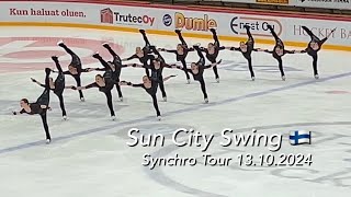 Sun City Swing  Short Program 202425  Synchrotour 13102024  Synchronized skating [upl. by Luhem]