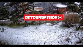 Primera nevada de la temporada PUERTO DE NAVACERRADA ❄️⛄🌨️ 18112022  RETRANSMISIÓN 🔴 [upl. by Naerb]