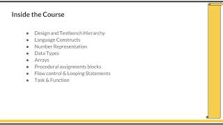 Course  Systemverilog Verification 1  L11  Welcome [upl. by Attiuqram]