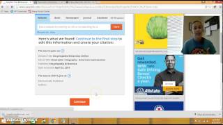 Bibliography How to use EasyBib [upl. by Radborne]