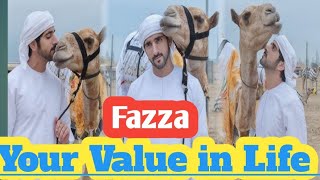 Your value in Life  Fazza Shaikh hamdan Fazza king of Dubai  Fazza official page  Fazza lovers [upl. by Igic]