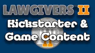 LAWGIVERS II  A Political Sandbox Game  Kickstarter and Game Content [upl. by Ahsena357]