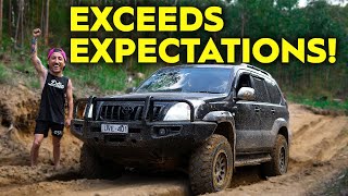 BUDGET Landcruiser 120 FIRST TIME OffRoad  Prado Build EP 8 [upl. by Rosenquist105]