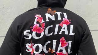 Unboxing Anti Social Social Club kkoch hoodie 🌺 [upl. by Ahsekal]