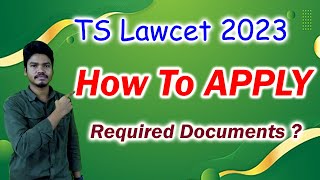 How to applyts lawcet 2023 [upl. by Akinahc]