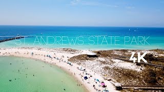 St Andrews State Park 4K Drone Footage [upl. by Korman]