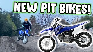 WE GOT NEW TTR 110 PIT BIKES [upl. by Allenad]