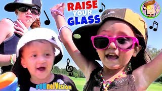 RAISE YOUR GLASS Funnel Vision MUSIC VIDEO [upl. by Sinnek994]