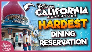 Disney California Adventures MOST POPULAR Dining Reservation  Lamplight Lounge Dinner [upl. by Langham]