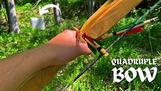 First Person Archery  INSANE Homemade Bow [upl. by Lomax]