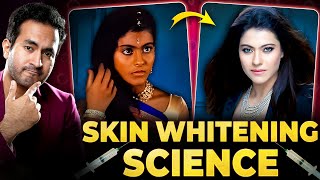 How Celebs are Turning WHITE overnight  Science of Skin Whitening [upl. by Neomah]