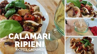 Calamari ripieni  Ricette Calabresi [upl. by Joachima123]