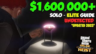 UPDATED GTA Online Cayo Perico Heist SOLO Elite Challenge Stealth Guide  1640000  NEW ROUTE [upl. by Ellehs]