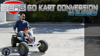 BERG OFF Road GoKart Conversion to Electric 48Volts 350Watt Geared Hub Motor [upl. by Espy972]